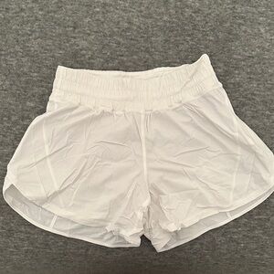 Lululemon Athletica White Athletic Shorts